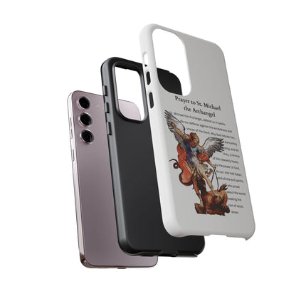 St. Michael Prayer Phone Case — Protective Archangel iPhone Cover