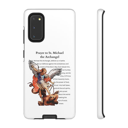 St. Michael Prayer Phone Case — Protective Archangel iPhone Cover