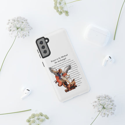 St. Michael Prayer Phone Case — Protective Archangel iPhone Cover