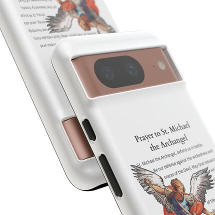 St. Michael Prayer Phone Case — Protective Archangel iPhone Cover