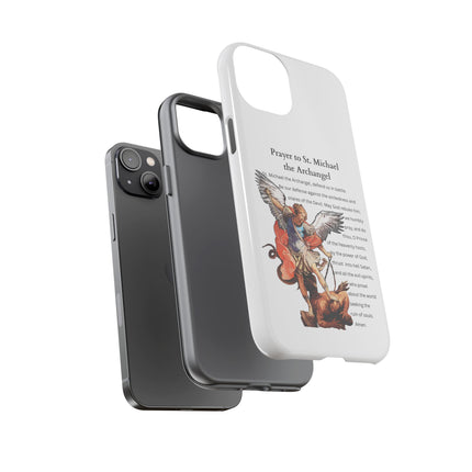St. Michael Prayer Phone Case — Protective Archangel iPhone Cover