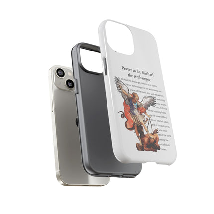 St. Michael Prayer Phone Case — Protective Archangel iPhone Cover