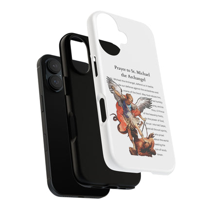 St. Michael Prayer Phone Case — Protective Archangel iPhone Cover