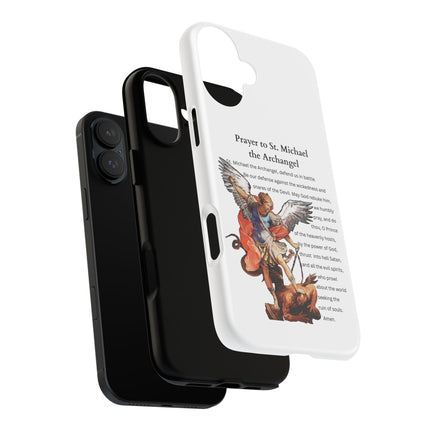 St. Michael Prayer Phone Case — Protective Archangel iPhone Cover