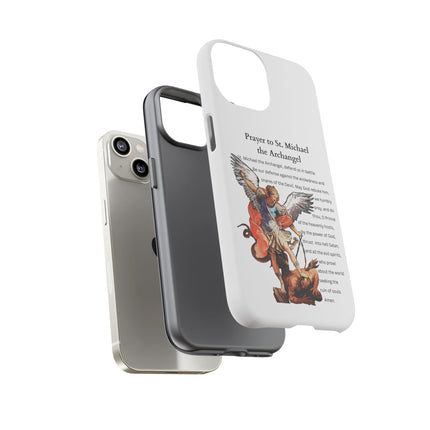 St. Michael Prayer Phone Case — Protective Archangel iPhone Cover