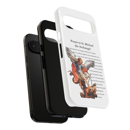 St. Michael Prayer Phone Case — Protective Archangel iPhone Cover