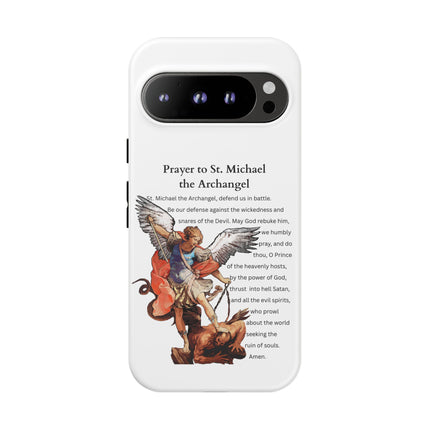 St. Michael Prayer Phone Case — Protective Archangel iPhone Cover