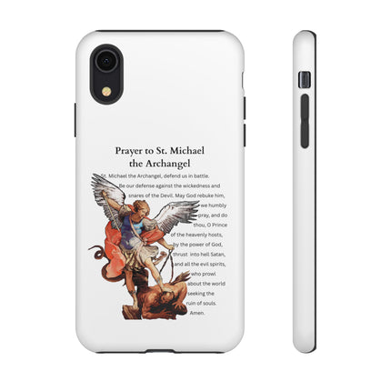 St. Michael Prayer Phone Case — Protective Archangel iPhone Cover