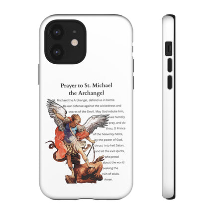 St. Michael Prayer Phone Case — Protective Archangel iPhone Cover